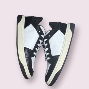 Giuseppe Zanotti Gz94 White Black Size 44 MSRP $550